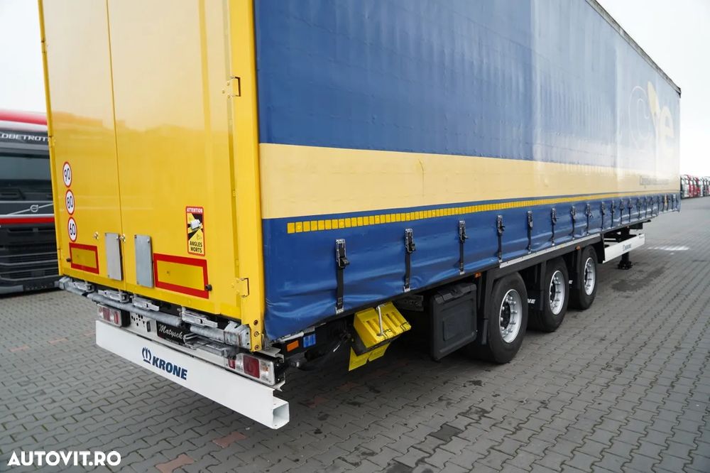Krone CORTINĂ KRONE / MEGA / ACOPERIȘ RIDICAT / PLATFORMĂ JOSĂ / PRELATĂ ARMATĂ - 13