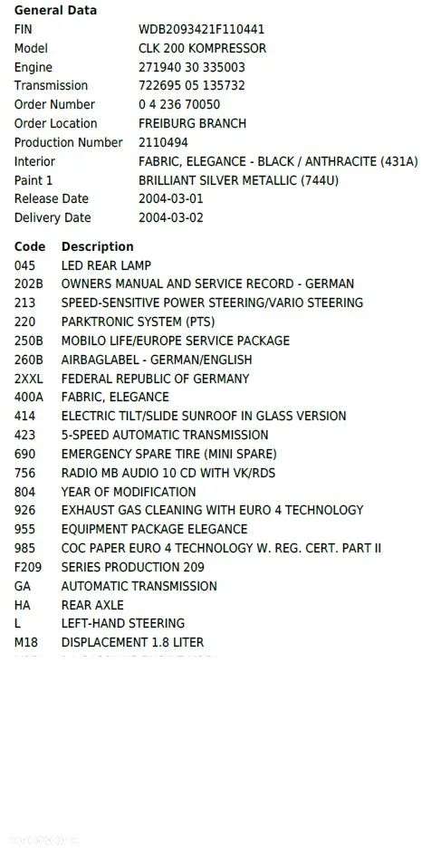 Mercedes-Benz CLK Coupe 200 Kompressor Automatik Elegance - 14