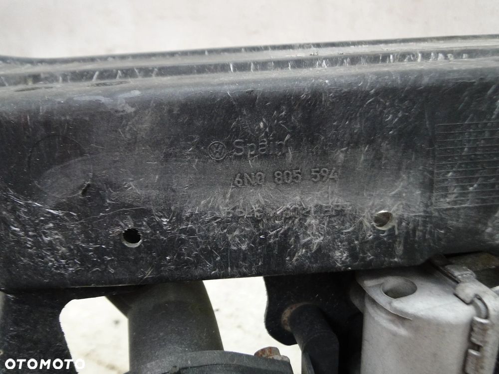 VW POLO 6N III LIFT PAS PRZEDNI WZMOCNIENIE CZOŁOWE CHŁODNICE WENTYLATOR KOMPLET 1.4TDI EUROPA - 23