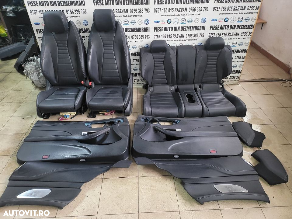 Tapiterie Interior Complet Scaune Mercedes E Class Coupe Cabrio AMG W238 A238 C238 Piele Incalzire - 2