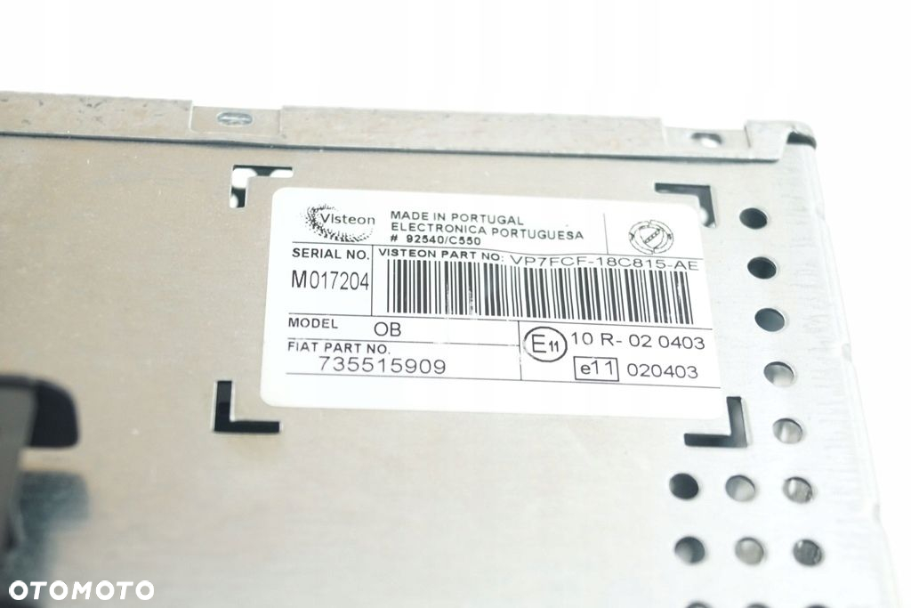 Radio samochodowe Fabryczne Fiat Bravo II 2 735515909 - 6