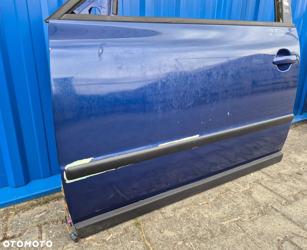 DRZWI PRZÓD LEWY LEWE VW PASSAT B5 FL NIEBIESKI - 16