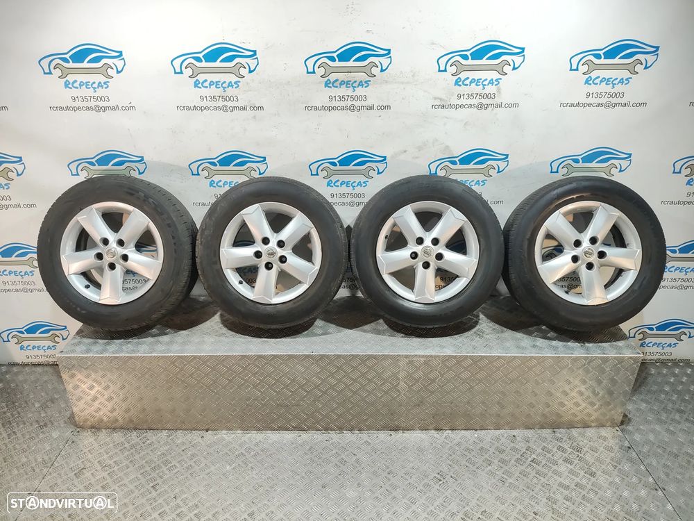 Conjunto Jantes 16 Originais Nissan Qashqai 1 J10 6,5J ET40 5x114,3 - 9