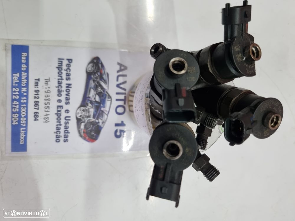 4 injetores Peugeot 1.6 hdi - Citroen 1.6 hdi  2018  ref: 0445 110 566 - 2