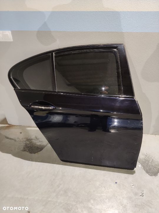 Drzwi Prawy Tył BMW 5 F10 Prawe Tylne 416 CARBON SCHWARZ Kompletne - 1