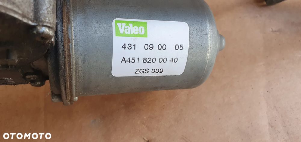 Mechanizm wycieraczek przód przedni Smart Fortwo II 451 EU A4518200040 A4518240001 - 7