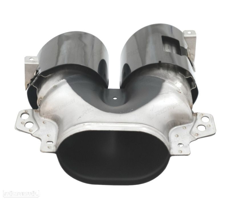 PONTEIRAS DE ESCAPE MERCEDES GLE W167 19- LOOK GLE53 PRETAS - 8