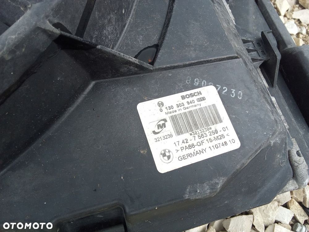 CC CHŁODNICA WODY KLIMY WENTYLATOR MODUŁ BMW 3 E90 E91 LCI 320i 7563259 - 6