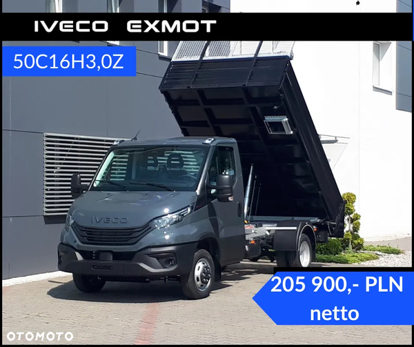 Iveco Daily 50C16H3,0Z wywrotka 3,65m, burty 0,6m