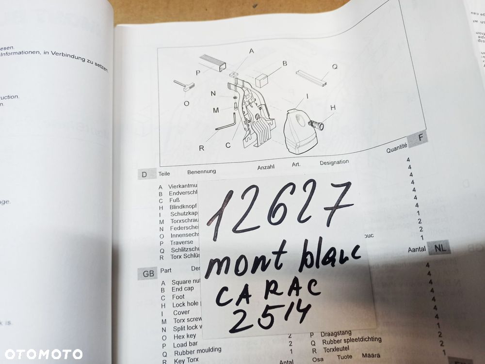 Bagaznik dachowy 2514 Escort Fiesta Colt Galant Corsa Astra Mégane - 6