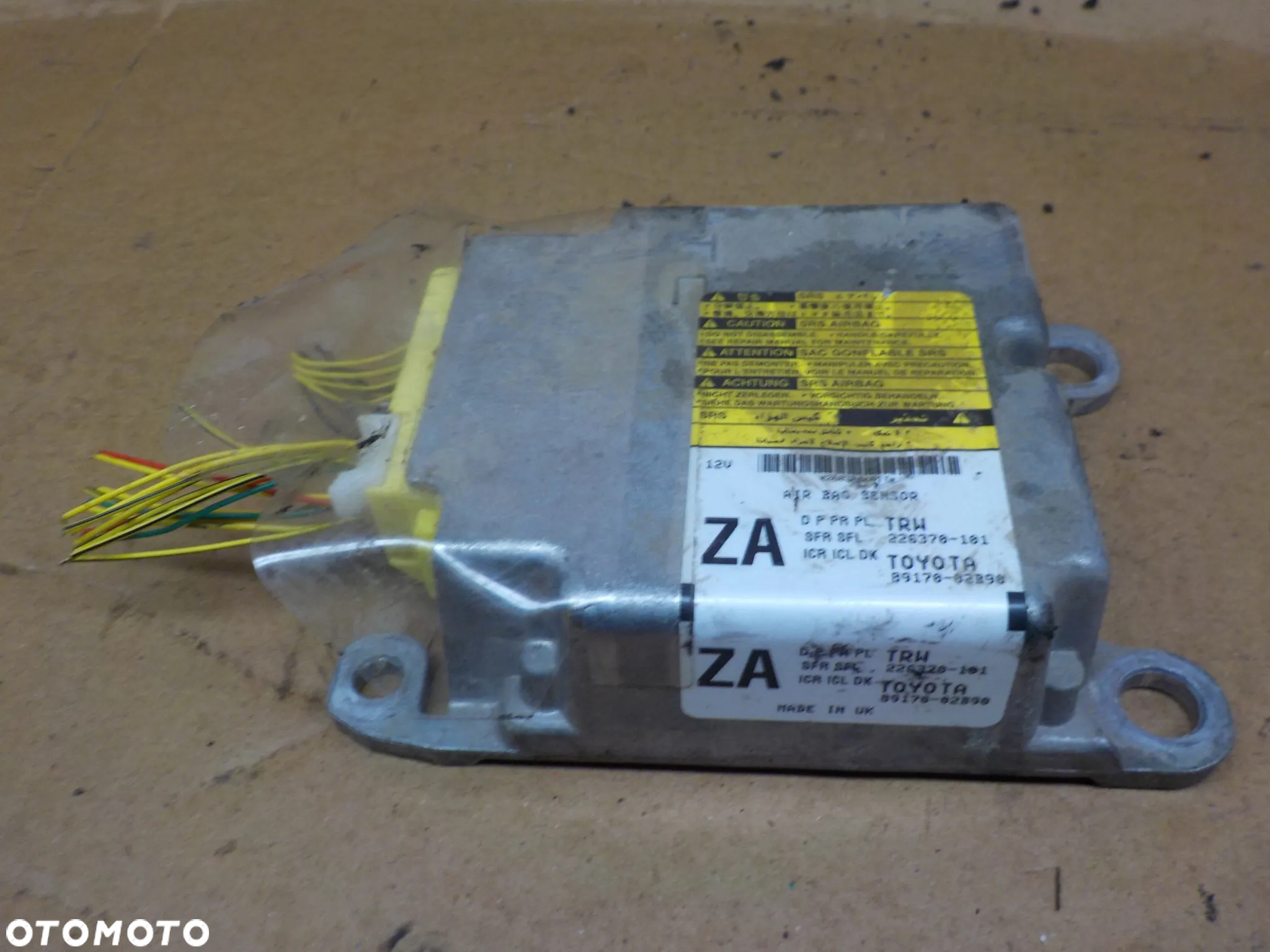 TOYOTA AURIS II MODUŁ PODUSZEK POWIETRZNYCH 89170-02890 - 3