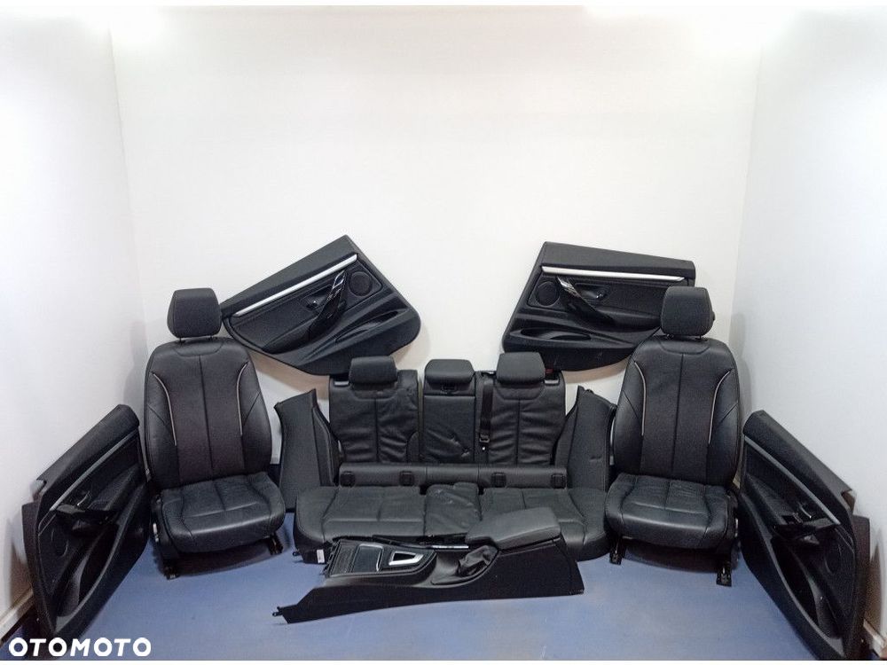 BMW 3 GT F34 FOTELE KANAPA BOCZKI KOMPLET DAKOTA SCHWARZ LCL8 - 1
