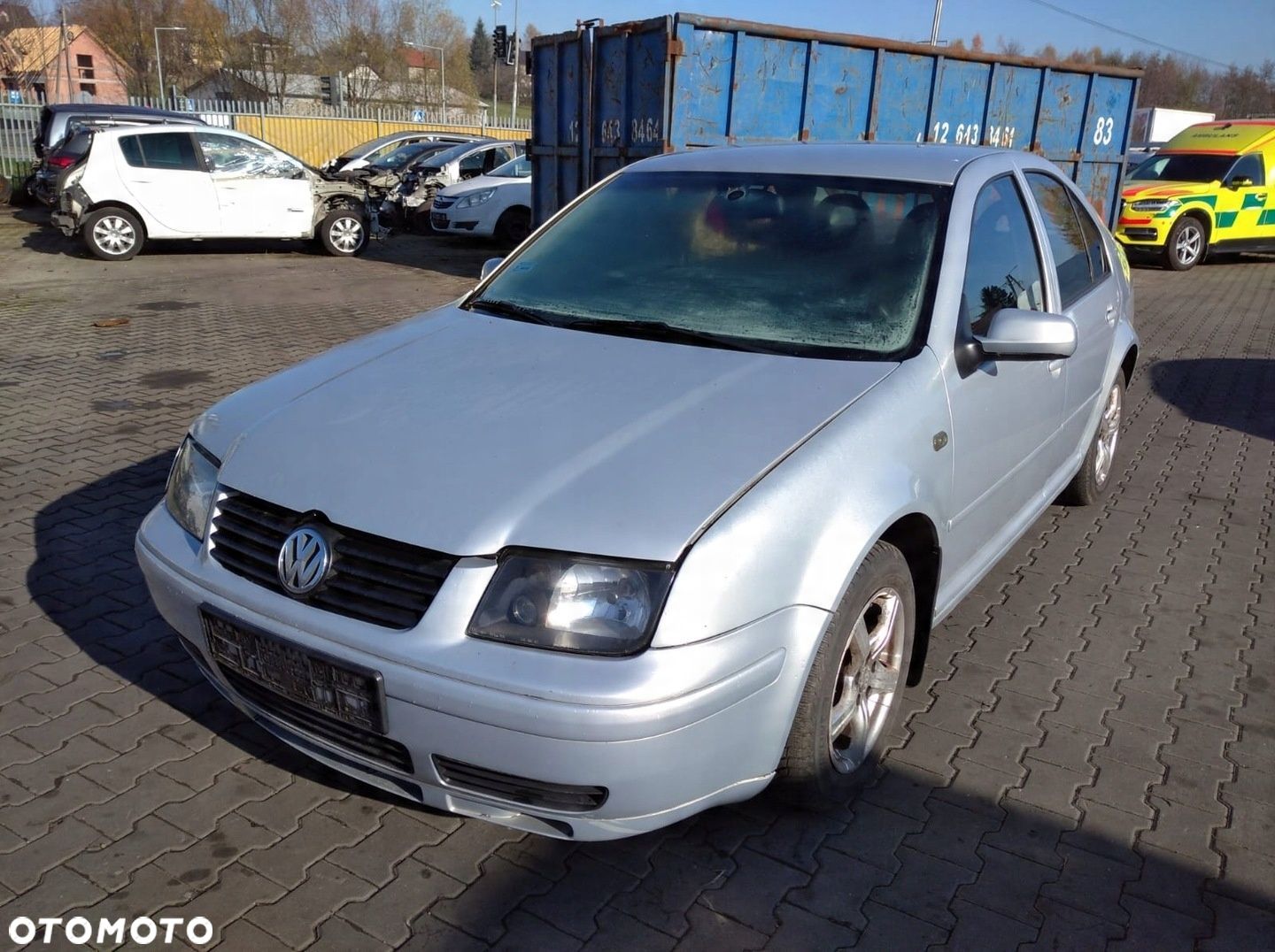 VOLKSWAGEN VW BORA SEDAN DRZWI LEWE TYŁ TYLNE SREBRNE LB7Z - 1