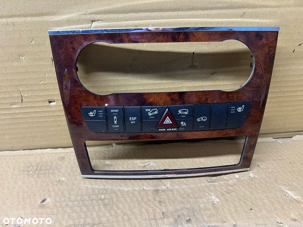 Panel zawieszenia grzania foteli ESP dekor Mercedes ML W164 A1648702810 - 1