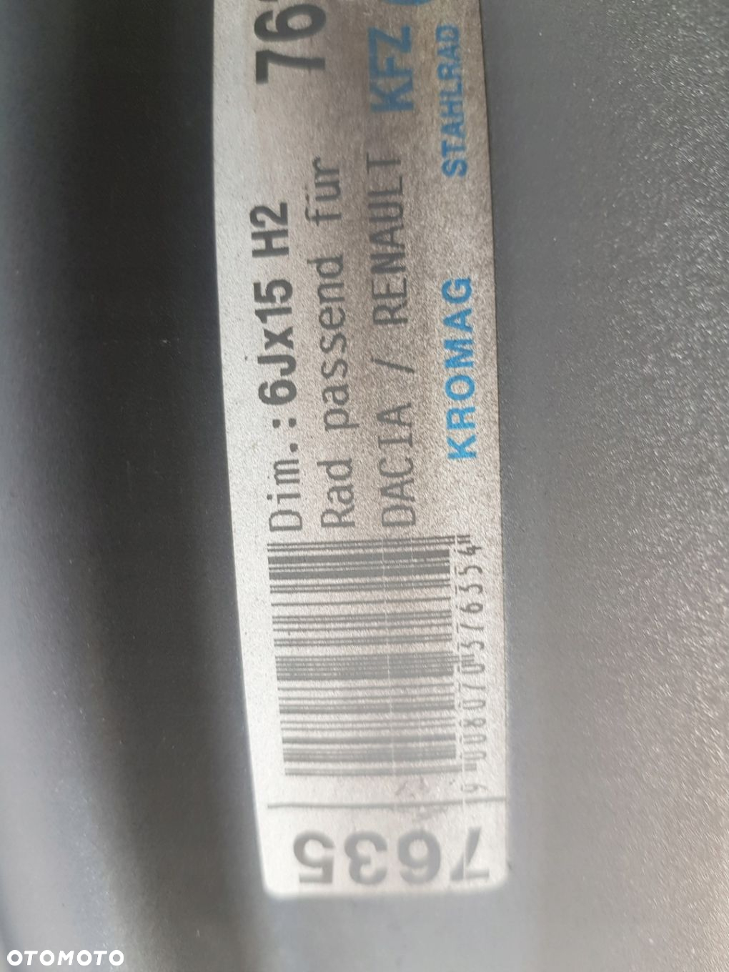 FELGI 15 CLIO DACIA SANDERO STEPWAY LOGAN ET50 - 11
