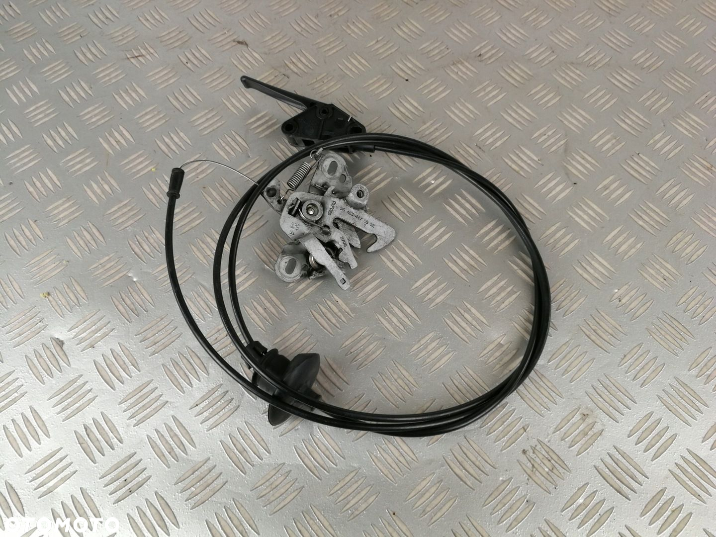9646344780 linka rączka cięgno otwierania maski zamek CITROEN C6 - 3