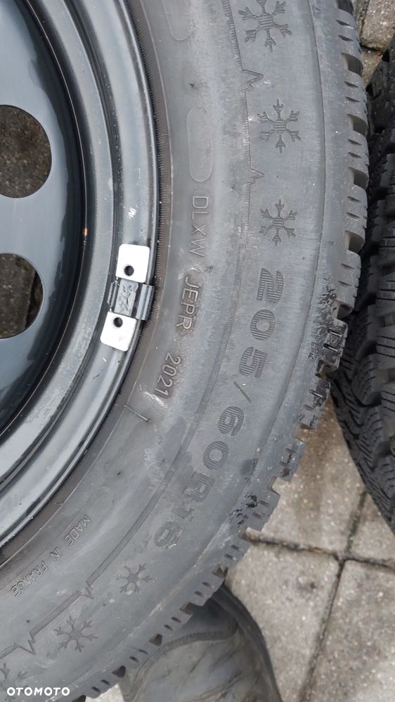 Komplet felg stalowych 5x100 et35 6x16 VW T-CROSS POLO VI TAIGO KAMIQ IBIZA V VI TOLEDO III IV FABIA IV 2Q0601027H 205/60r16 - 6