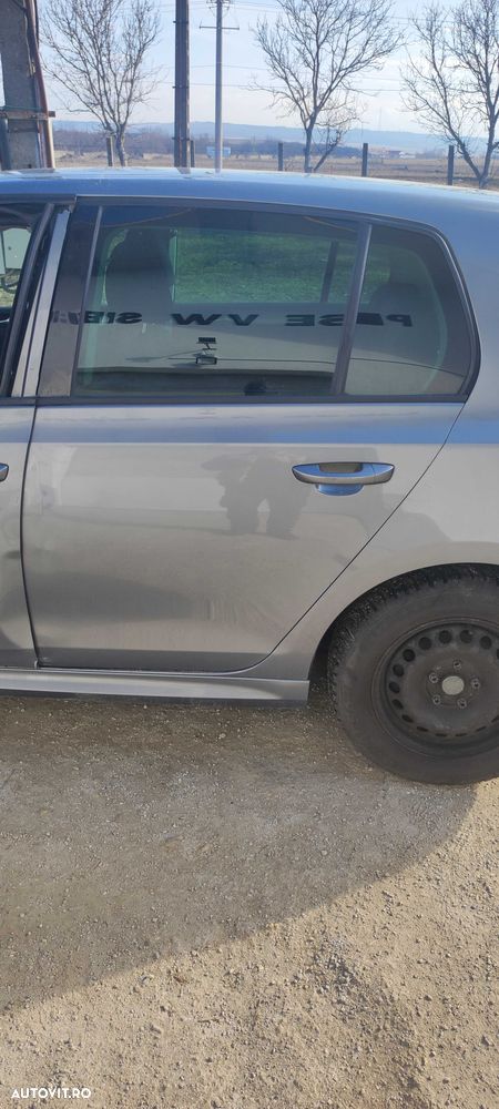 Usa spate stanga cu defect volkswagen vw golf 6 hachback vopsea LA7T - 2