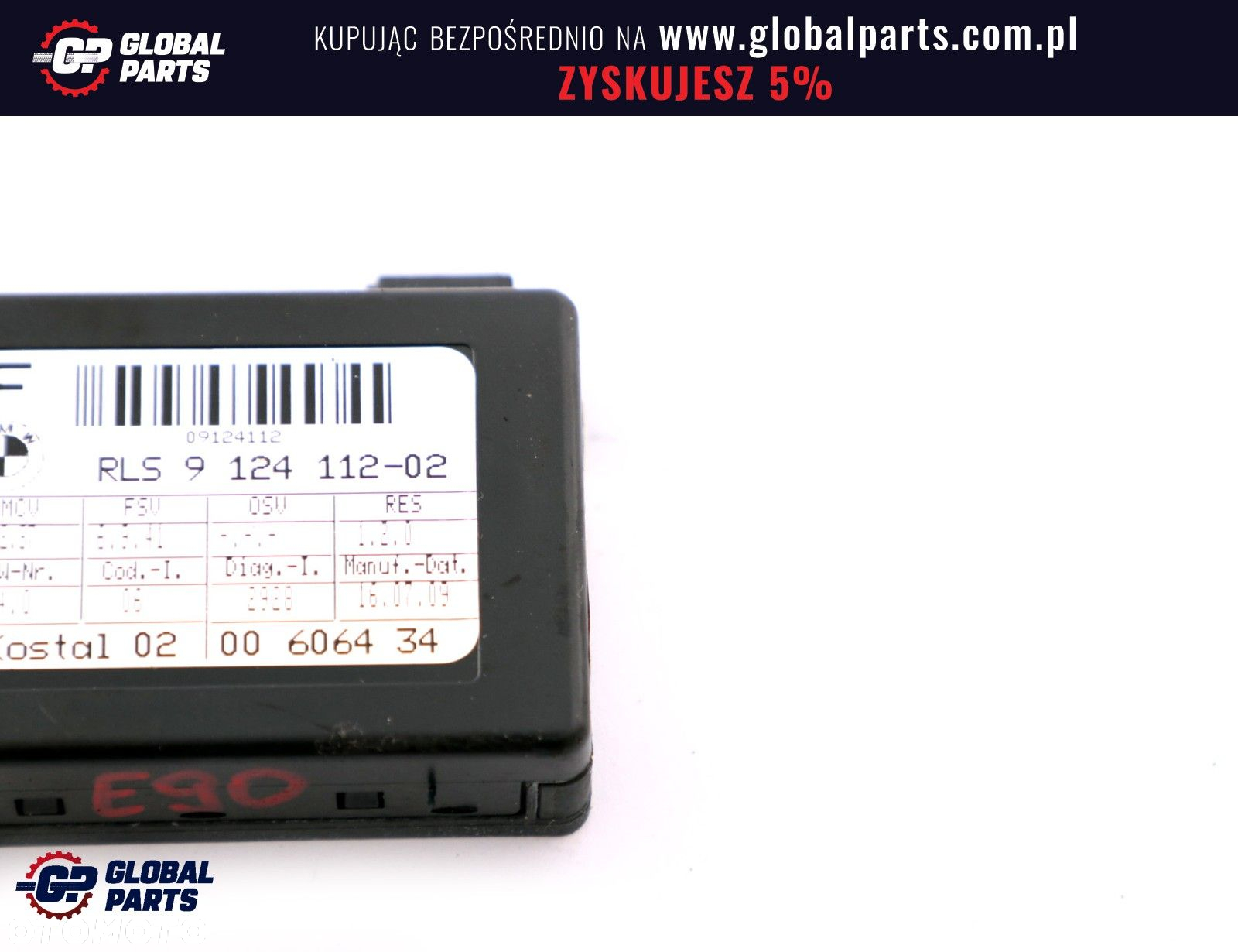 BMW E87 E90 R56 Czujnik sensor deszczu - 5