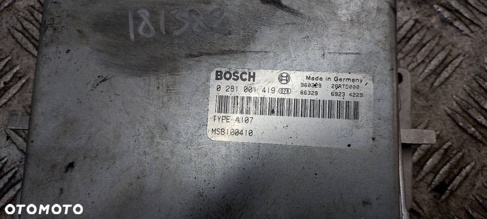 ZESTAW STACYJKA Z KLUCZYKIEM + STEROWNIK ACCORD V 2.0 TDi 0281001419 - 3