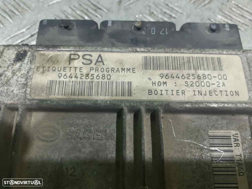 CENTRALINA MOTOR UCE PEUGEOT 206 FASTBACK 2002 - 4