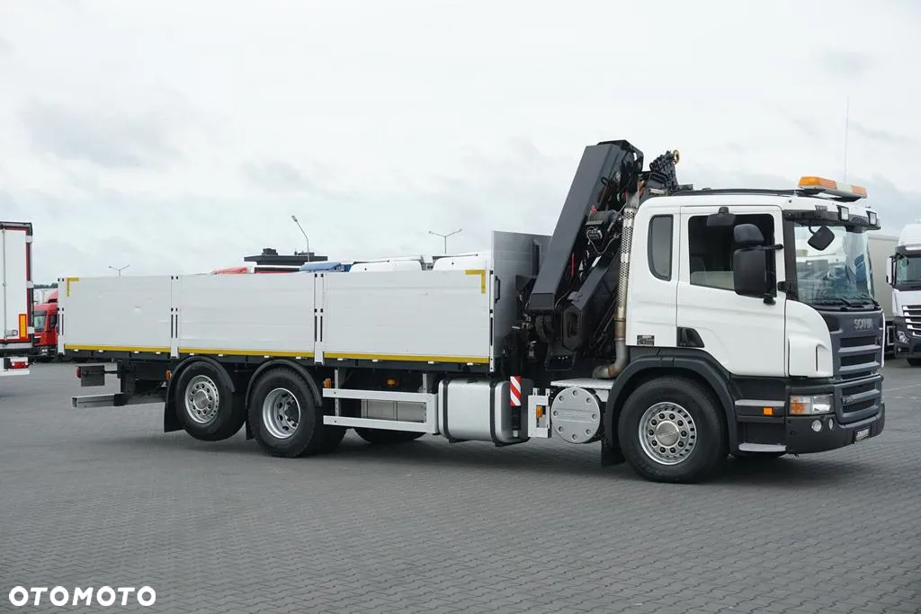 Scania P 320 / 6 X 2 / SKRZYNIOWY + HDS / HIAB 211 EP - 5 / OŚ SKRĘTNA   / WYS. 14 M - 6
