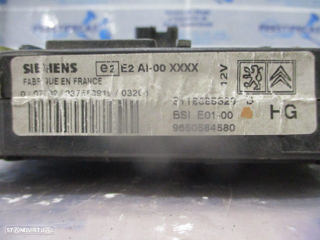 Caixa Fusiveis 9650584580 PEUGEOT PARTNER 2003 1.9D 70CV 4P BRANCO SIEMENS - 3