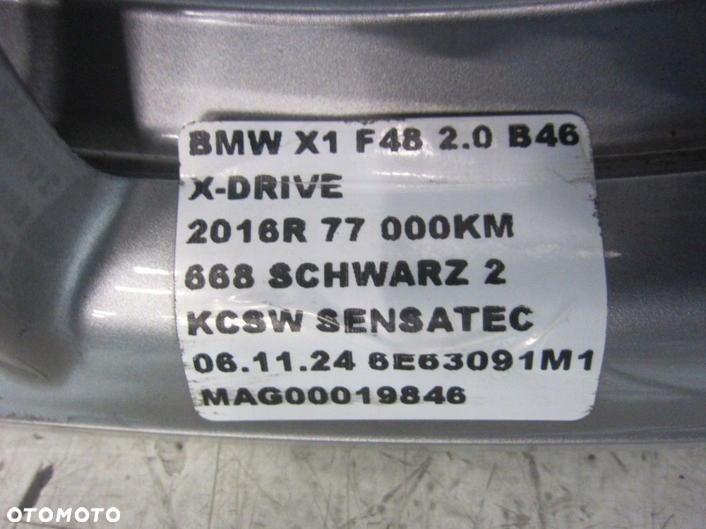 BMW X1 F48 X2 FELGI ALUMINIOWE 6856067 36116856067 18" 7.5J KOMPLET - 16