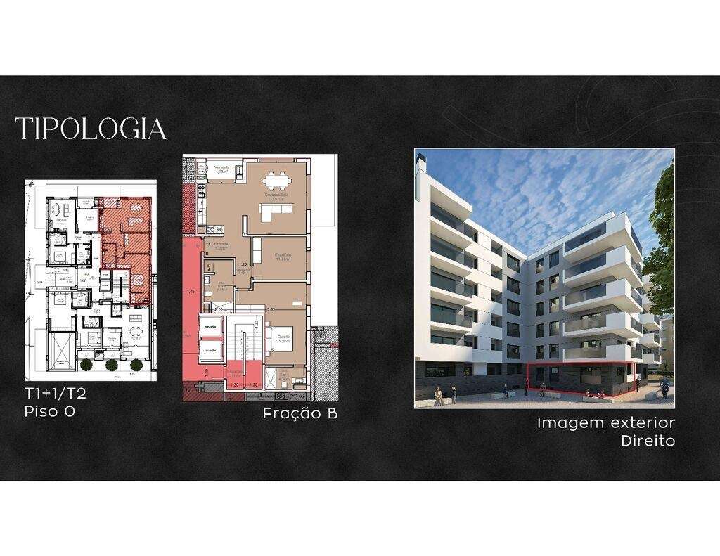 Apartamento T2 em Armação de Pêra de 106,00 m2