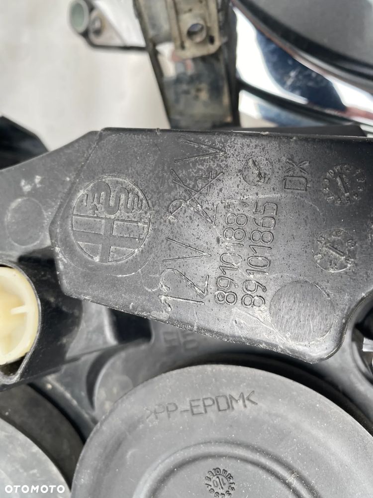 lampy alfa mito z ramkami czarne komplet eu całe - 7