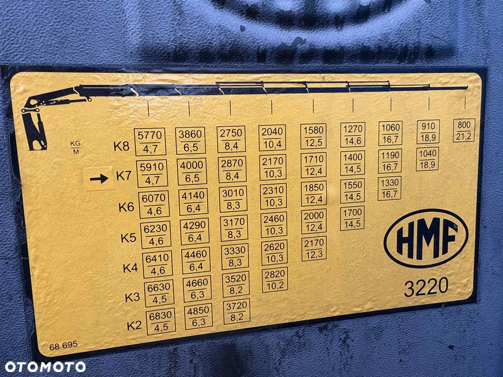 Scania G490 6x2 HDS HMF 3220 K-7 ŻURAW CRANE - 11