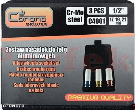 NASADKI DO FELG ALUMINIOWYCH 1/2 3 SZTUKI - 2