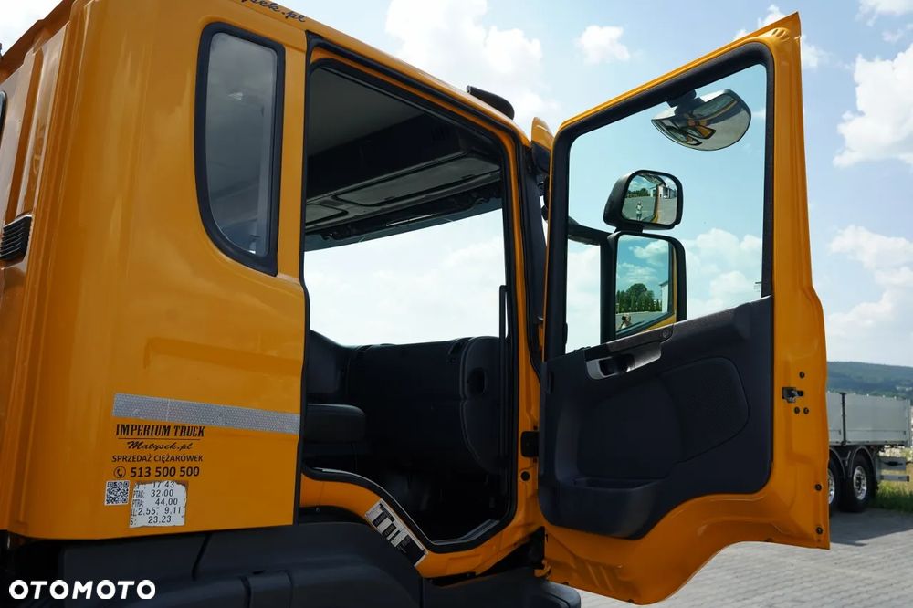 Scania P 410 / 8x4 / WYWROTKA - 5.15 M + HDS ATLAS 116.3 / ROTATOR / EURO 6 / - 37