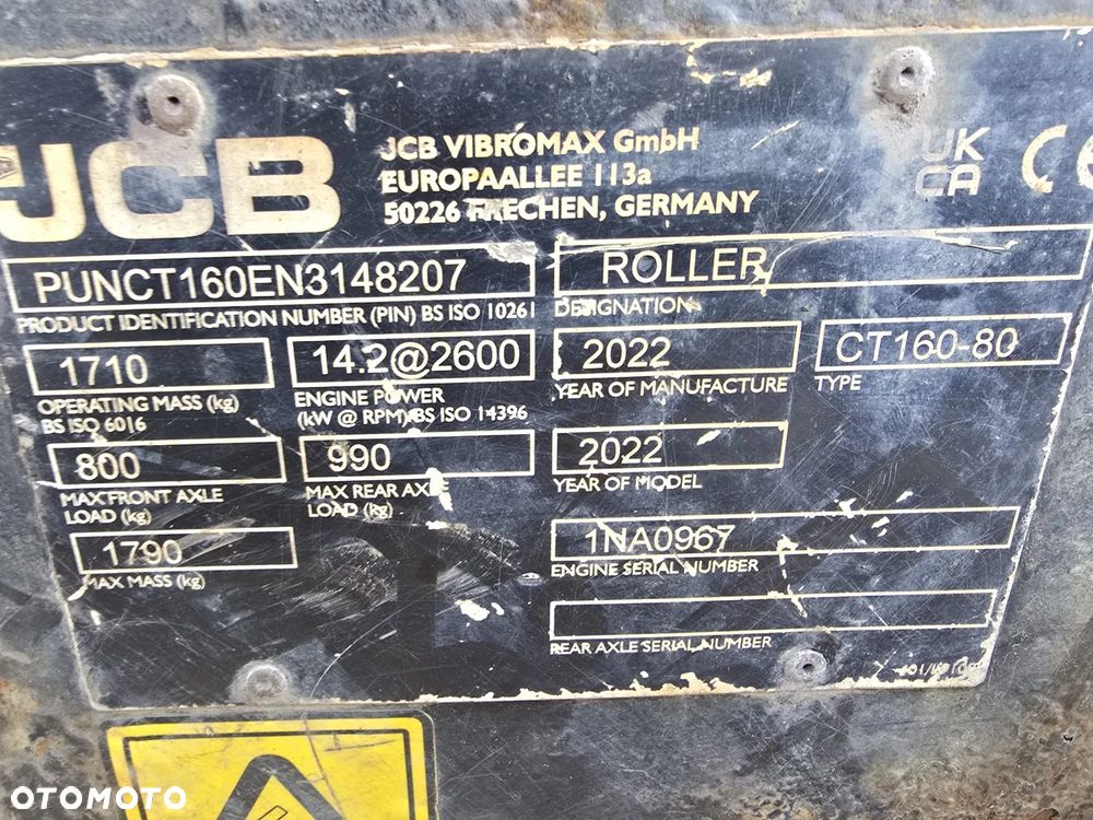 JCB Walec JCB CT160-80 - 10