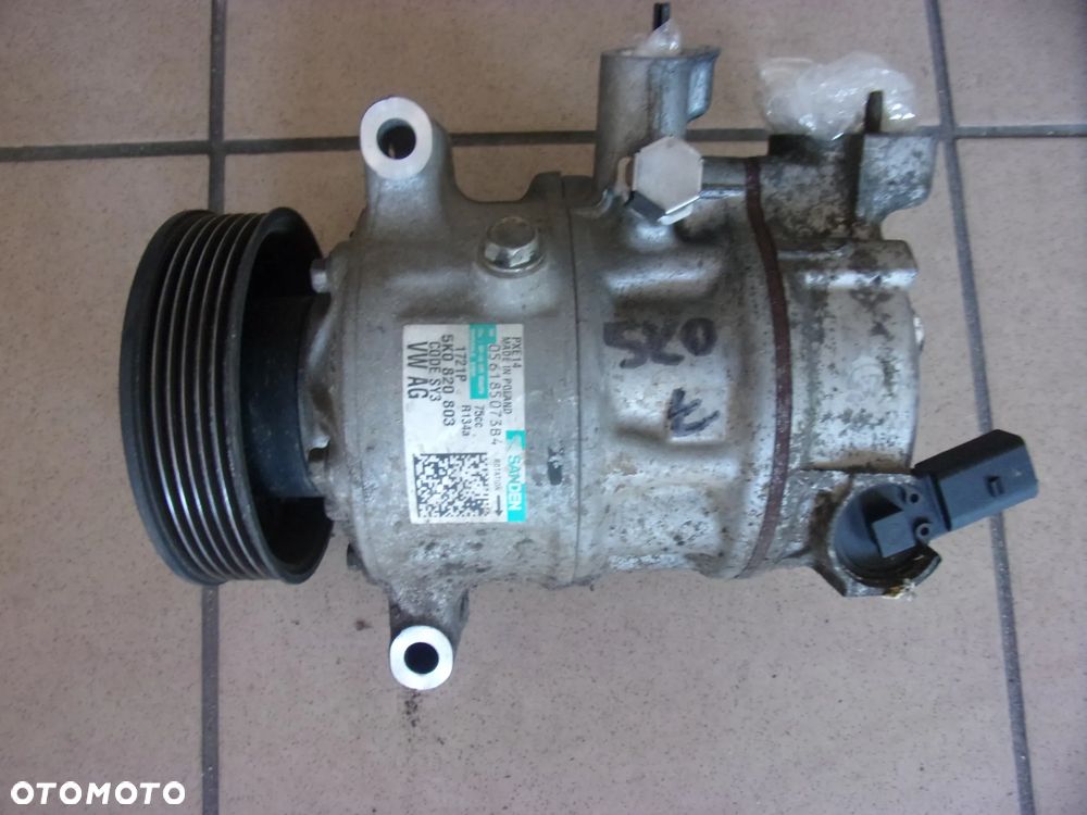 Kompresor sprężarka klimatyzacji VW Skoda Seat Audi 5K0820803 - 2