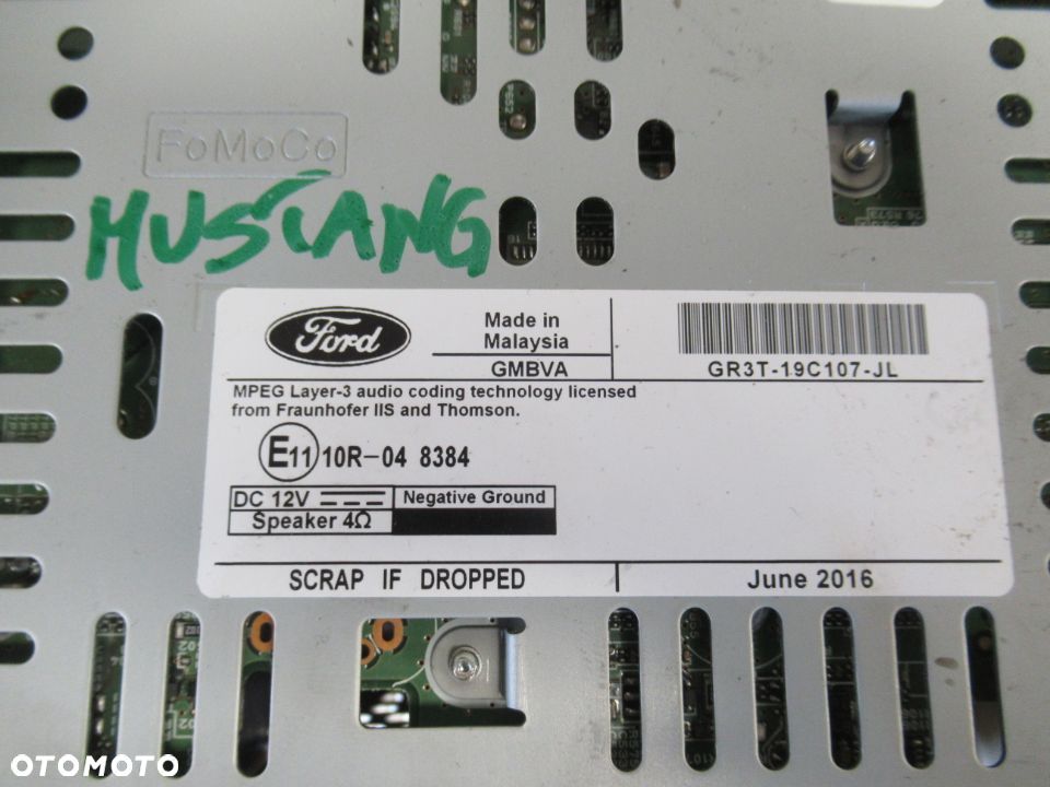 RADIO CD FORD MUSTANG VI 6 GR3T-19C107-JL 2014- - 9