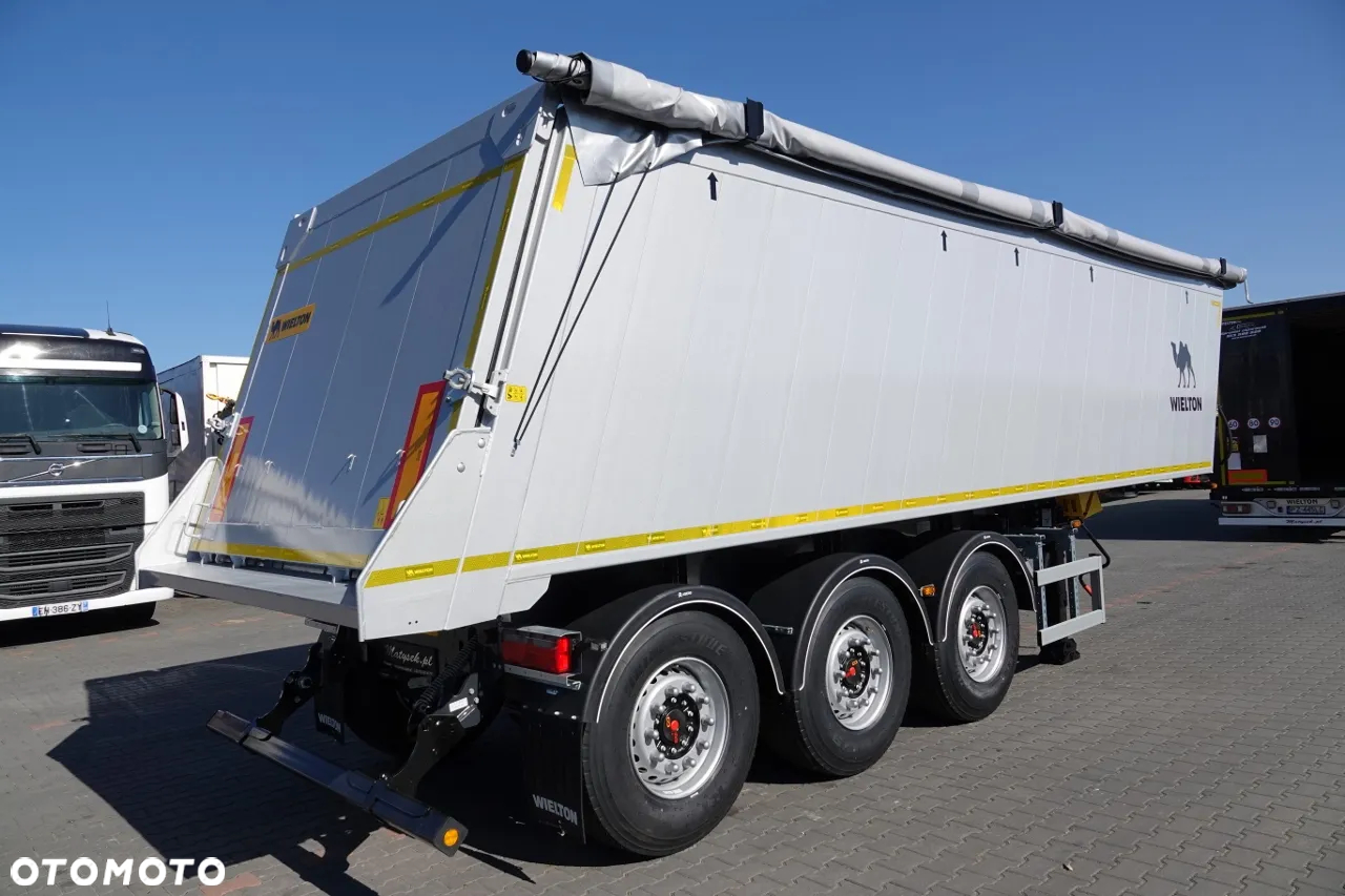 Wielton WYWROTKA ALUMINIOWA 36 M3 / KLAPA / FABRYCZNIE NOWA 2025 ROK / PODŁOGA 7MM / OŚ PODNOSZONA / DOSTĘPNA OD RĘKI - 7
