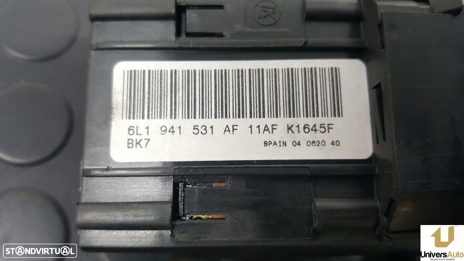 COMANDO DAS LUZES SEAT CORDOBA BERLINA (6L2) REFERENCE - 6