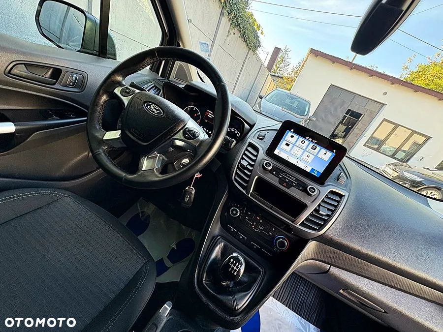 Ford Transit Connect 3 osoby LONG MAXI Klima Navi Kamera Czujniki parkowania GrzSzyba Bluetooth Apple Car Play Android Auto Bagażnik dachowy Hak Nowy rozrząd i oleje Gotowy do jazdy Pełny 2019 rok - 36