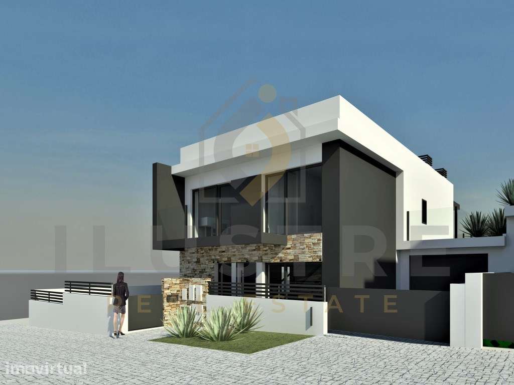 Moradia T4 Duplex com piscina na Sobreda - Modelo Chave na mão - Grande imagem: 2/7