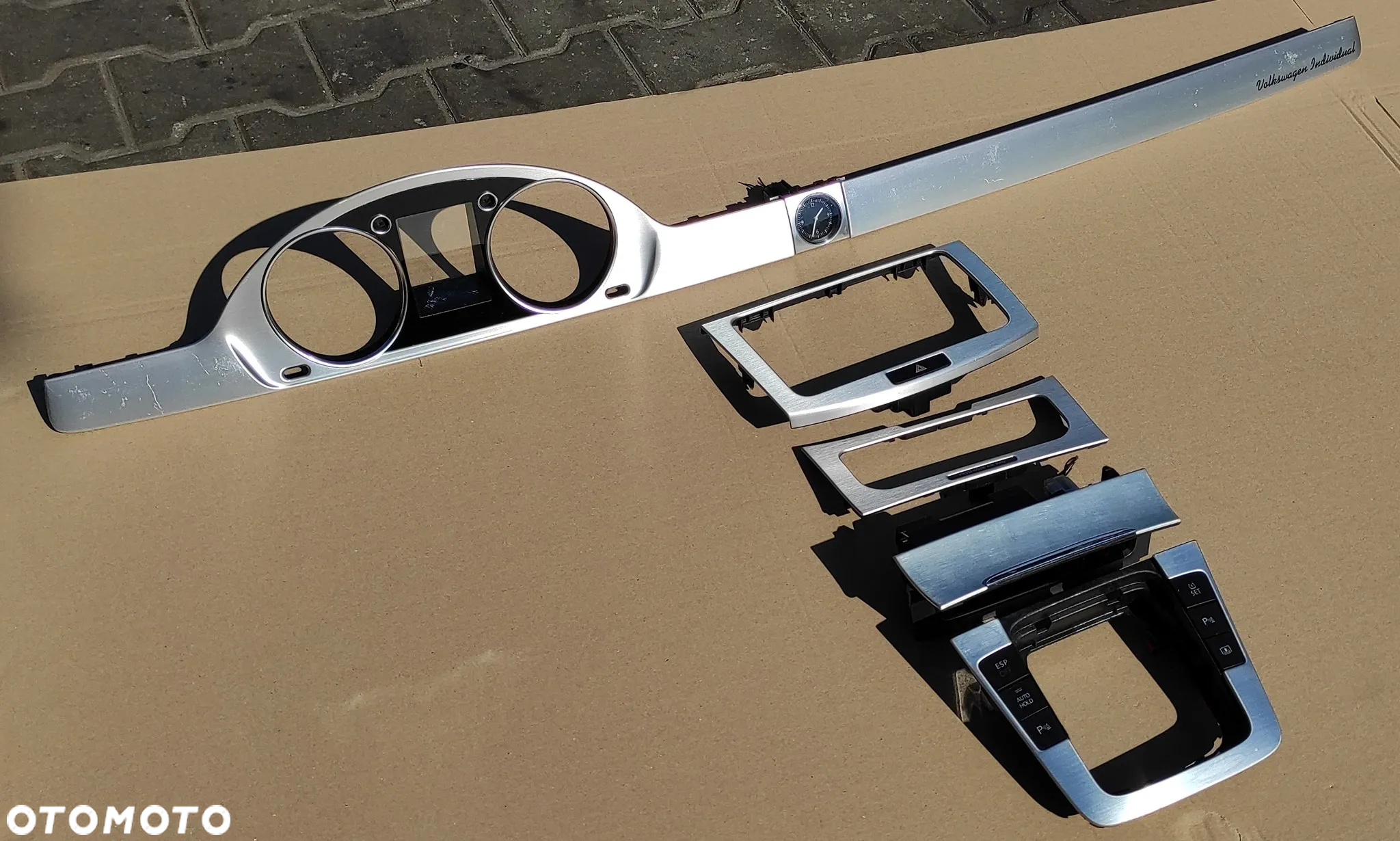 DEKORY SZCZOTKOWANE ALUMINIUM VW PASSAT B6/LIFT/B7/CC - 2