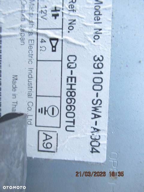 stacja multimedialna honda cr-v 39100swaa304 - 3