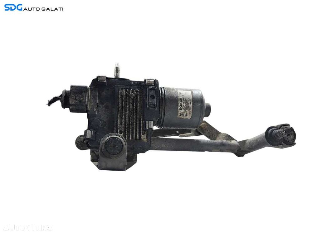 Ansamblu Brat cu Motoras Stergator Stanga Parbriz Volkswagen Touran 2004 - 2010 Cod 0390241717 1T0955119A [L7153] - 2