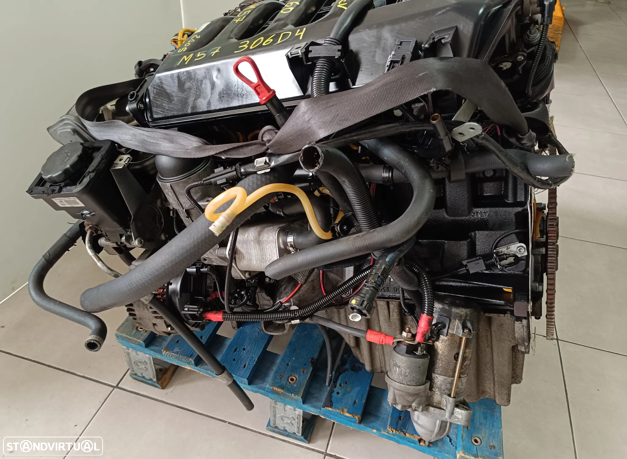 Motor Bmw 535D 272cv M57 bloco ferro E60 306D4  caixa automatica 6hp26 312NJ - 11