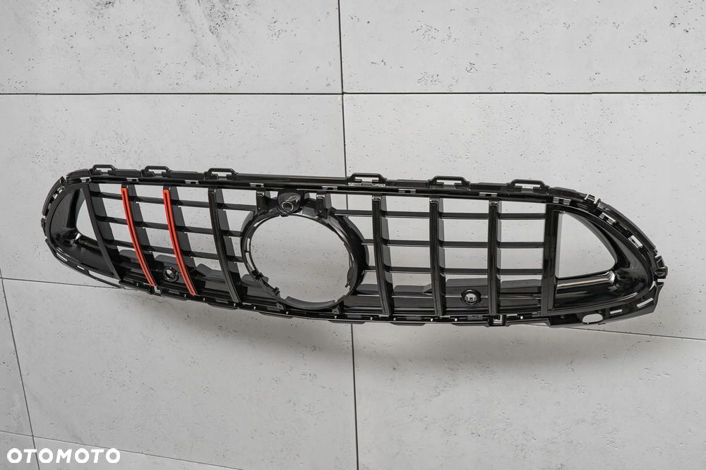 mercedes c-class w206 2021-25 grill panamericana gt brabus czarny z ka - 7