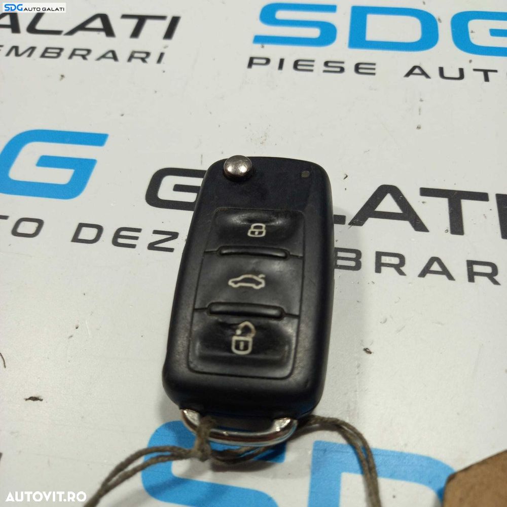 Carcasa Cheie Fara Cip si Lama Skoda Fabia 2 2007 - 2014 Cod 3T0837202H [1116] - 1