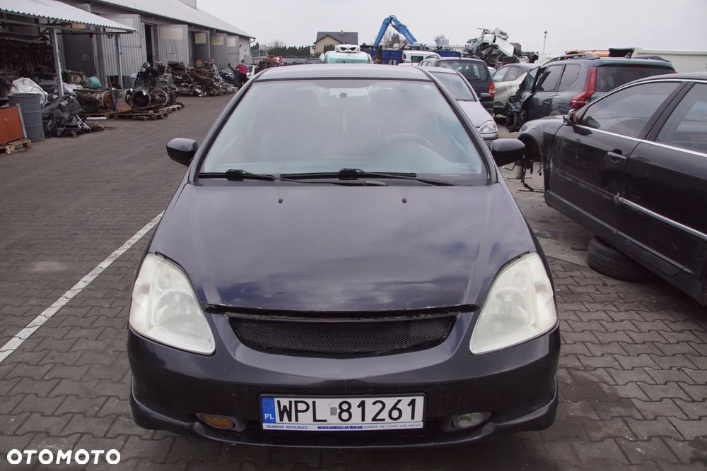 Auto na części - Honda Civic VII 1.7 CTDI 100 KM 4EE2 61MD4 B92P 2003R Silnik Skrzynia Drzwi Maska Błotnik Klapa Zderzak Lusterko Lampa Klamka Deska Kokpit Sterownik Moduł Czujnik Licznik Panel Kierownica - 2