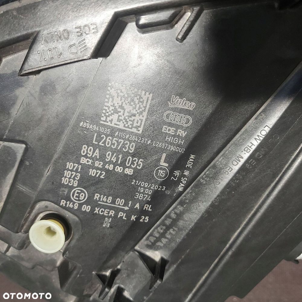 Audi Q4 E TRON MATRIX LED Przód strona lewa 89A941035 - 6