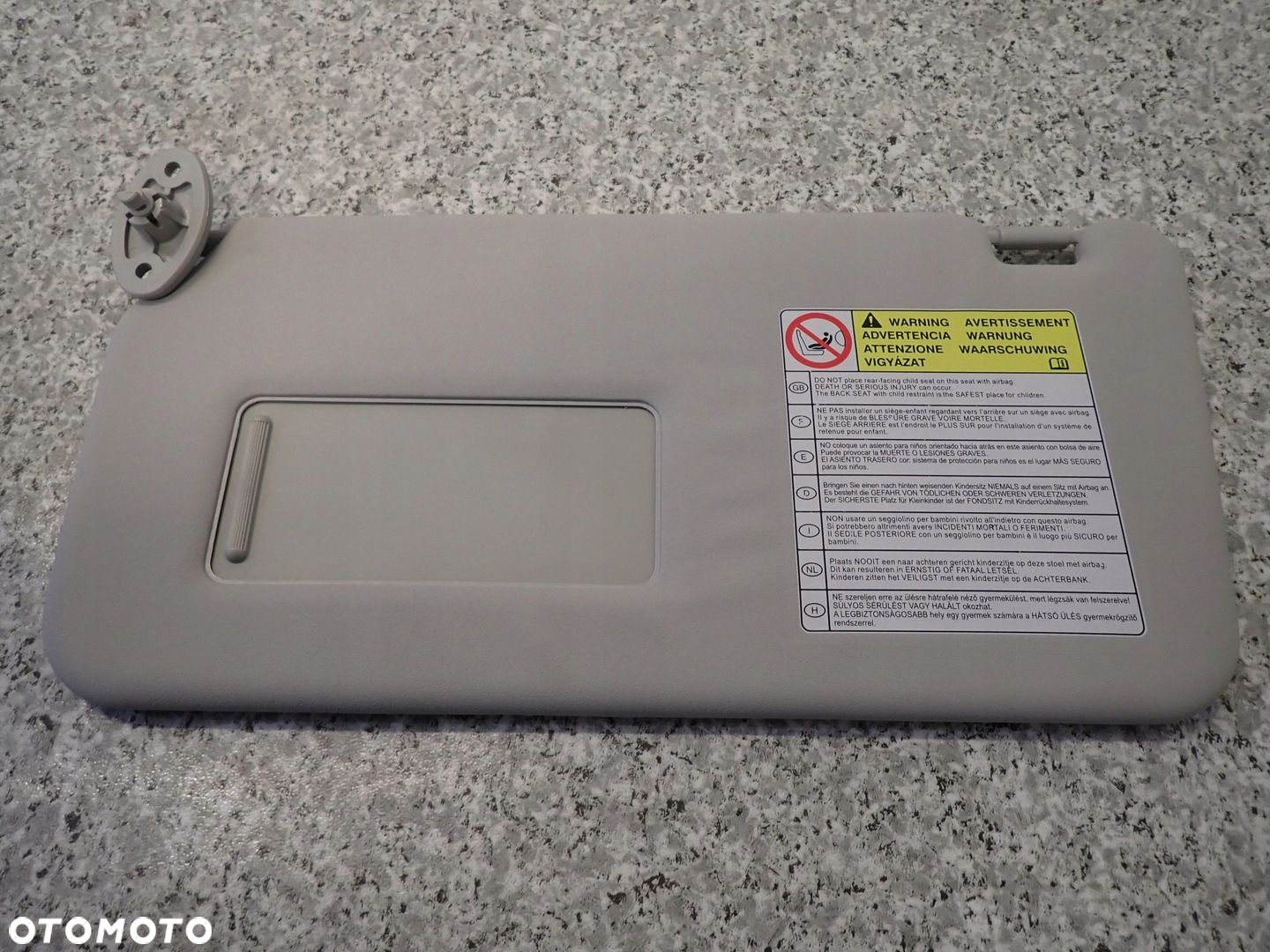 SUZUKI SX4 FIAT SEDICI 06-13 DASZEK PRZECIWSŁONECZNY LEWY NOWY - 2