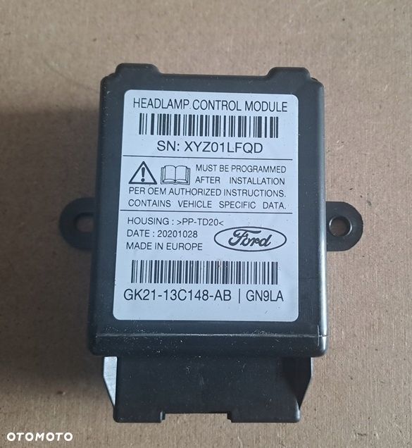 ford transit mk8 lift 19-25r moduł sterownik świateł gk21-13c148-ab - 1